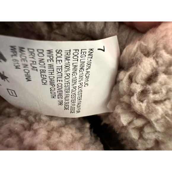 Muk Luks Women's Malena Marl Crochet Button Up Winter Boots Sz. 7 - Picture 6 of 8